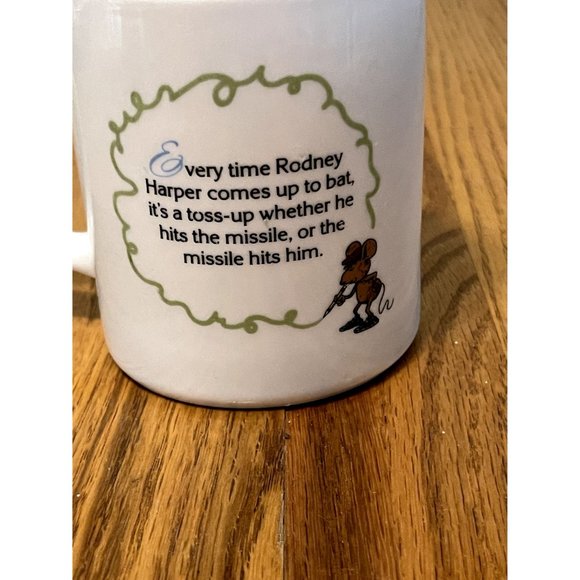 Vintage 1984 Gary Patterson " Batter Up" Novelty Mug Cup - Picture 2 of 7